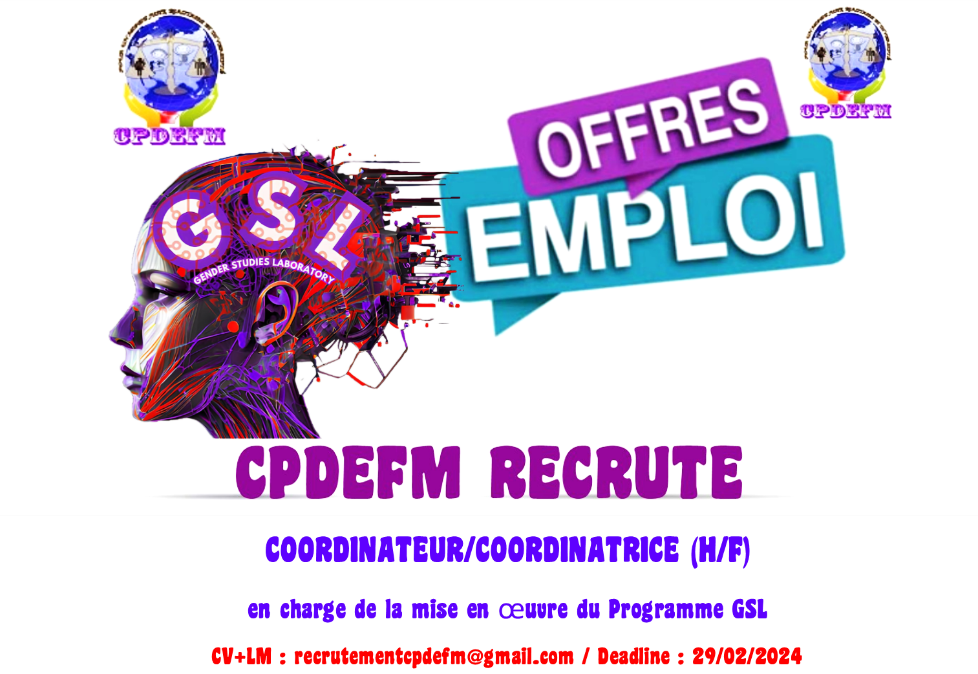 Recrutement coordo gsl 1